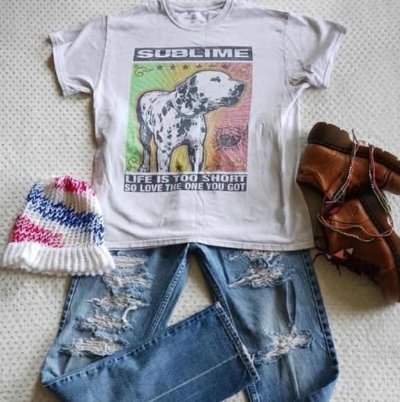 Vintage 517 distressed bootcut light wash Jeans orange tab & gorgeous - Picture 3 of 16